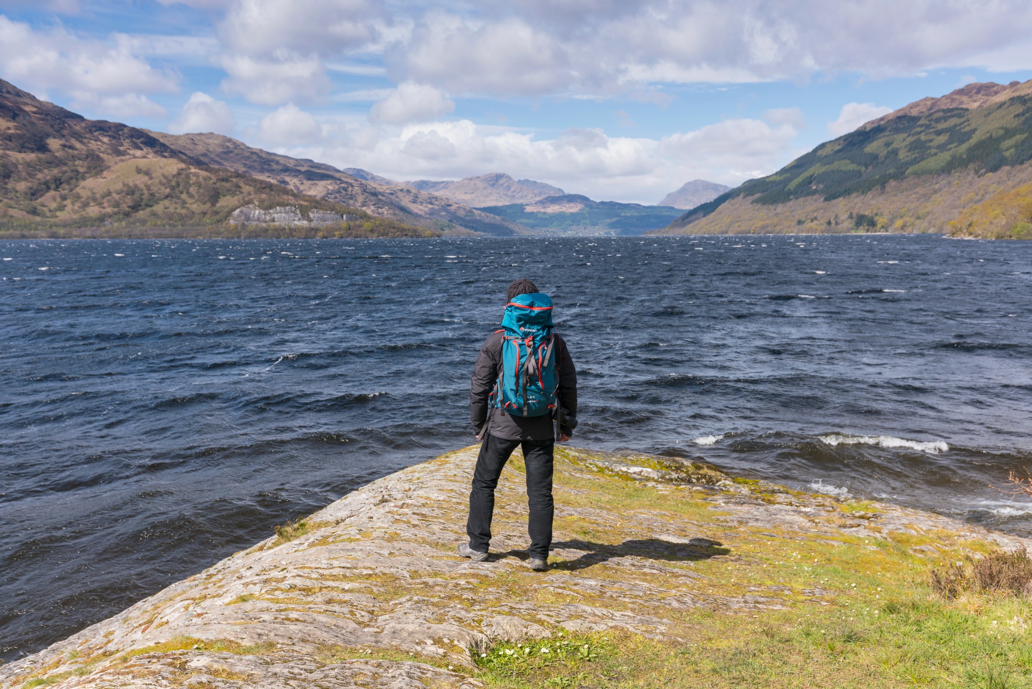 Hiker at Loch Lomond