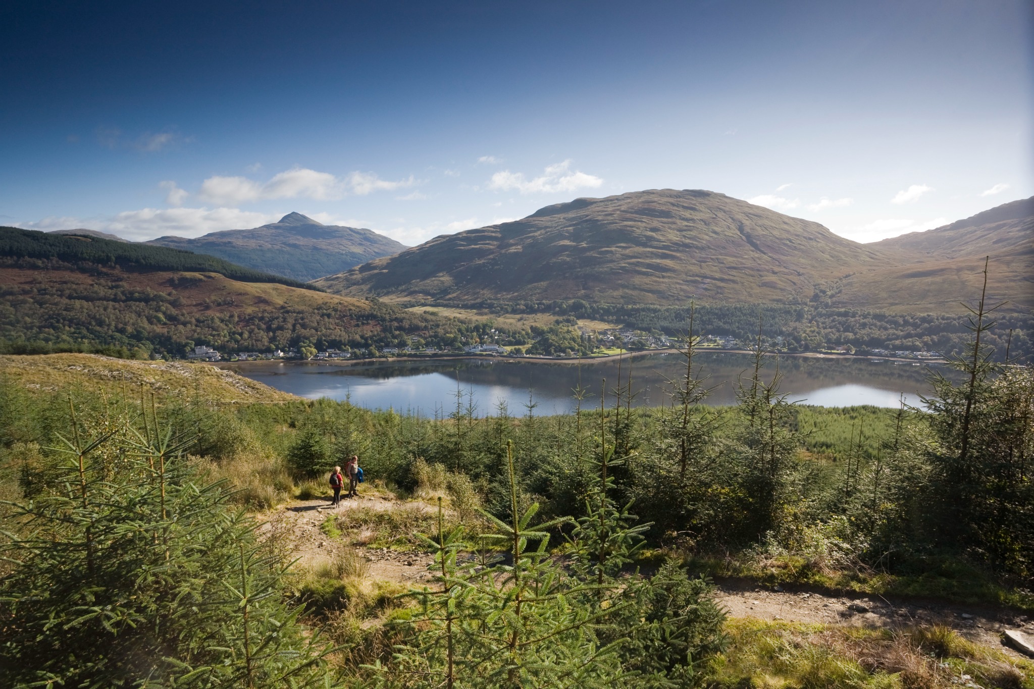 Loch Lomond panoramic view